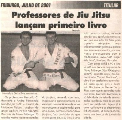 Jiu-Jitsu teachers launch the first Jiu-Jitsu book in Brazil